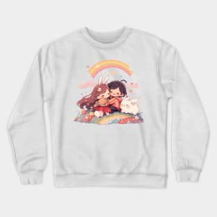 girl and boy Crewneck Sweatshirt